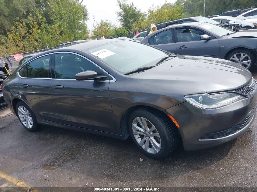 2015 Chrysler 200 Limited VIN: 1C3CCCABXFN676848 Lot: 40341301