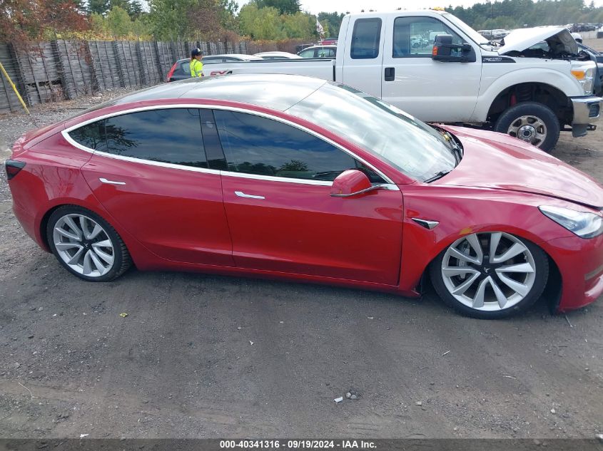 2019 Tesla Model 3 Long Range/Performance VIN: 5YJ3E1EB2KF530036 Lot: 40341316