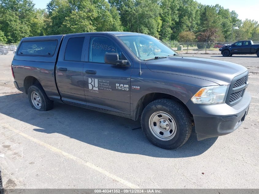 2018 Ram 1500 Tradesman Quad Cab 4X4 6'4 Box VIN: 1C6RR7FT0JS327101 Lot: 40341352