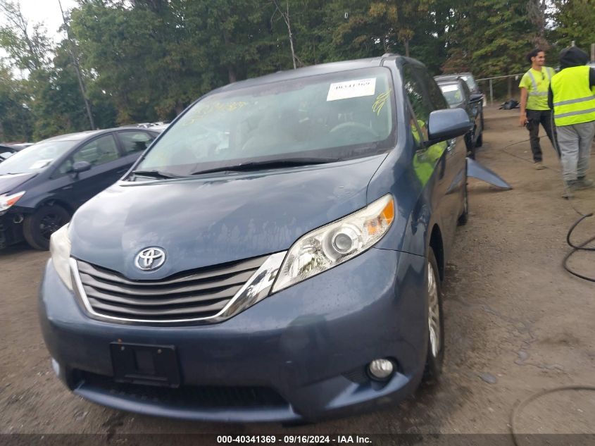 2013 Toyota Sienna Xle V6 8 Passenger VIN: 5TDYK3DC1DS357256 Lot: 40341369