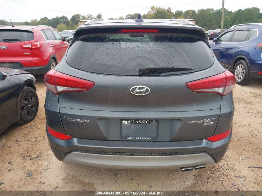 KM8J3CA25HU364959 2017 Hyundai Tucson Limited/Sport And Eco/Se