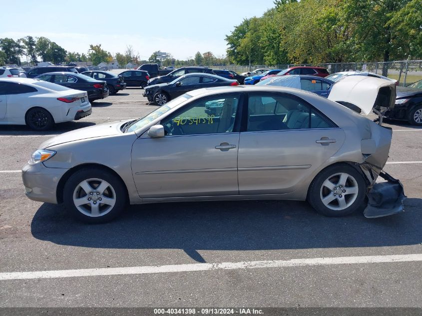 2004 Toyota Camry Le/Xle/Se VIN: 4T1BE32K04U874210 Lot: 40341398