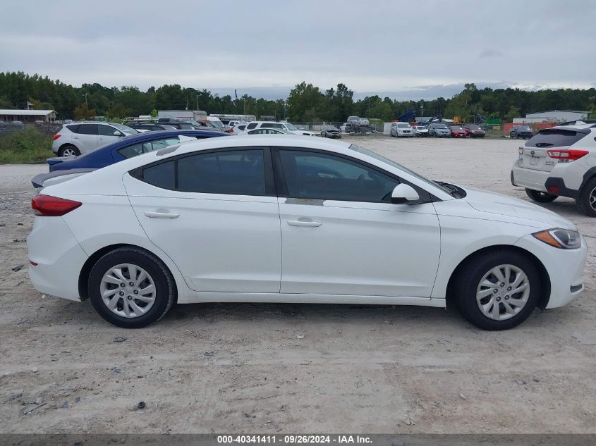 2017 Hyundai Elantra Se VIN: 5NPD74LF8HH037106 Lot: 40341411