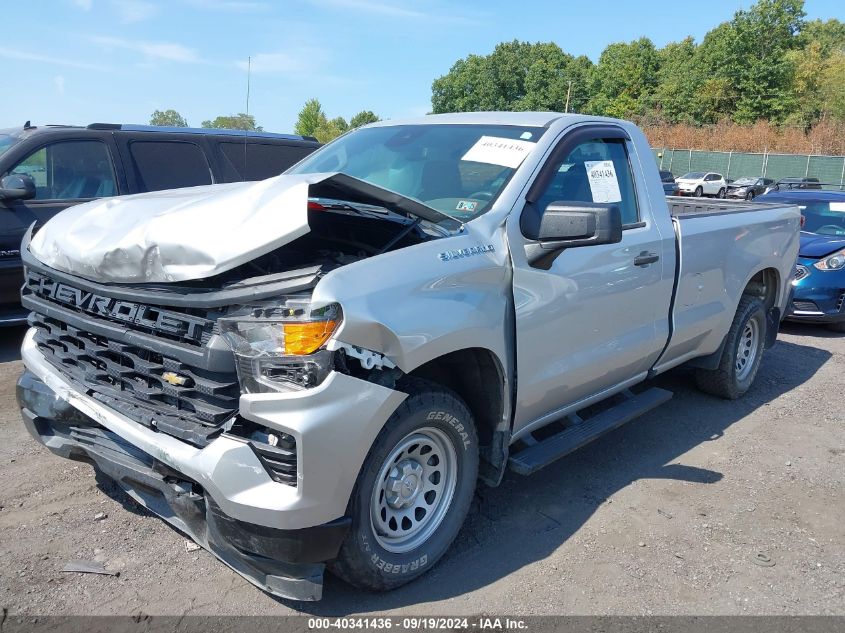 2022 Chevrolet Silverado 1500 2Wd Regular Cab Long Bed Wt VIN: 3GCNAAEK7NG501716 Lot: 40341436