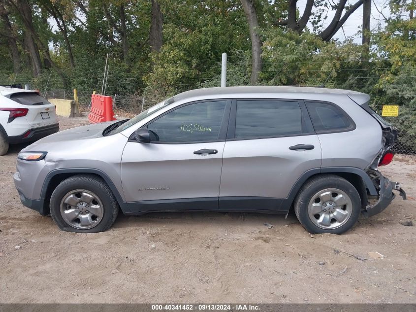 2017 Jeep Cherokee Sport VIN: 1C4PJLABXHD236253 Lot: 40341452