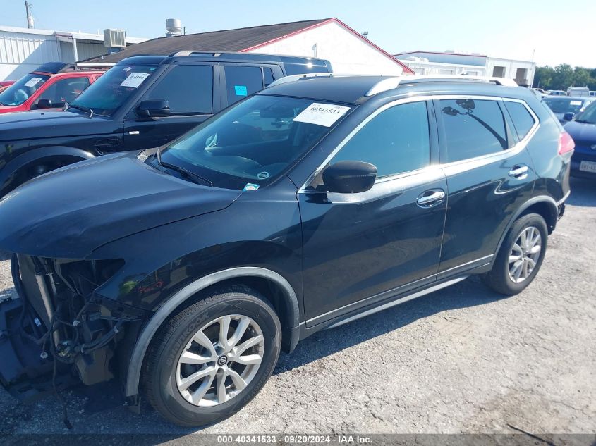 2017 Nissan Rogue Sv VIN: KNMAT2MT3HP618881 Lot: 40341533