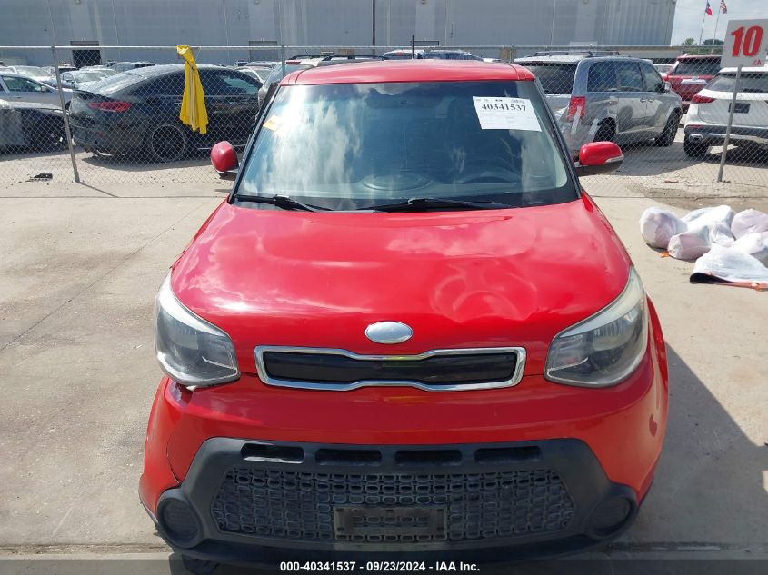 2014 Kia Soul + VIN: KNDJP3A59E7700237 Lot: 40341537