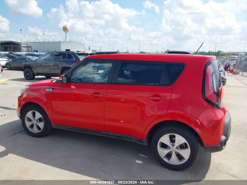 2014 Kia Soul + VIN: KNDJP3A59E7700237 Lot: 40341537