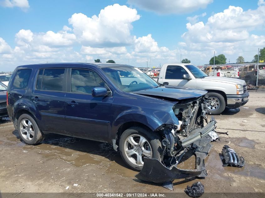 2012 Honda Pilot Ex-L VIN: 5FNYF3H54CB023516 Lot: 40341542