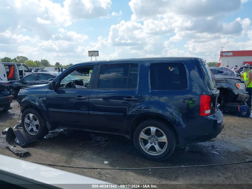 2012 Honda Pilot Ex-L VIN: 5FNYF3H54CB023516 Lot: 40341542