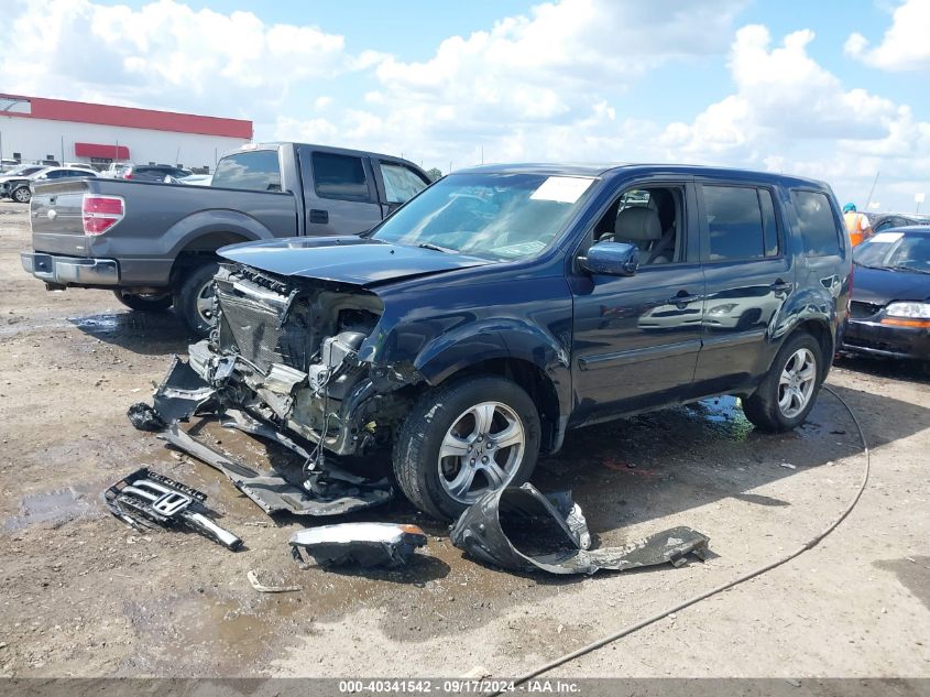 2012 Honda Pilot Ex-L VIN: 5FNYF3H54CB023516 Lot: 40341542