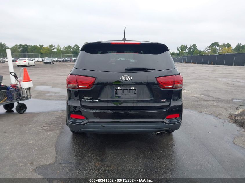 2019 Kia Sorento 2.4L Lx VIN: 5XYPG4A33KG444805 Lot: 40341552