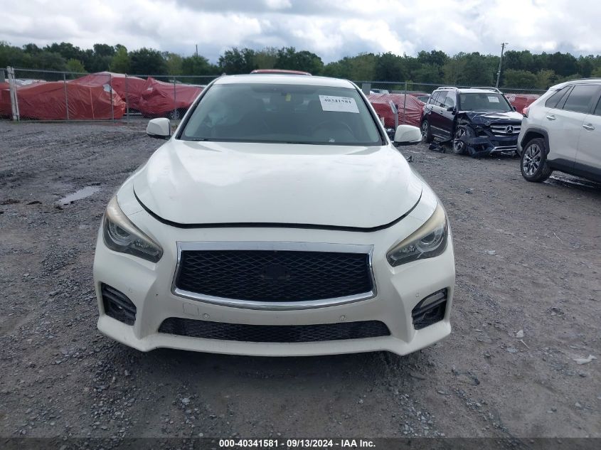 2014 Infiniti Q50 Premium/Sport VIN: JN1BV7AP7EM689942 Lot: 40341581