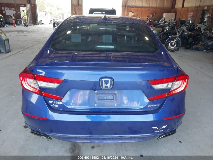 2022 Honda Accord Sport VIN: 1HGCV1F30NA110443 Lot: 40341582