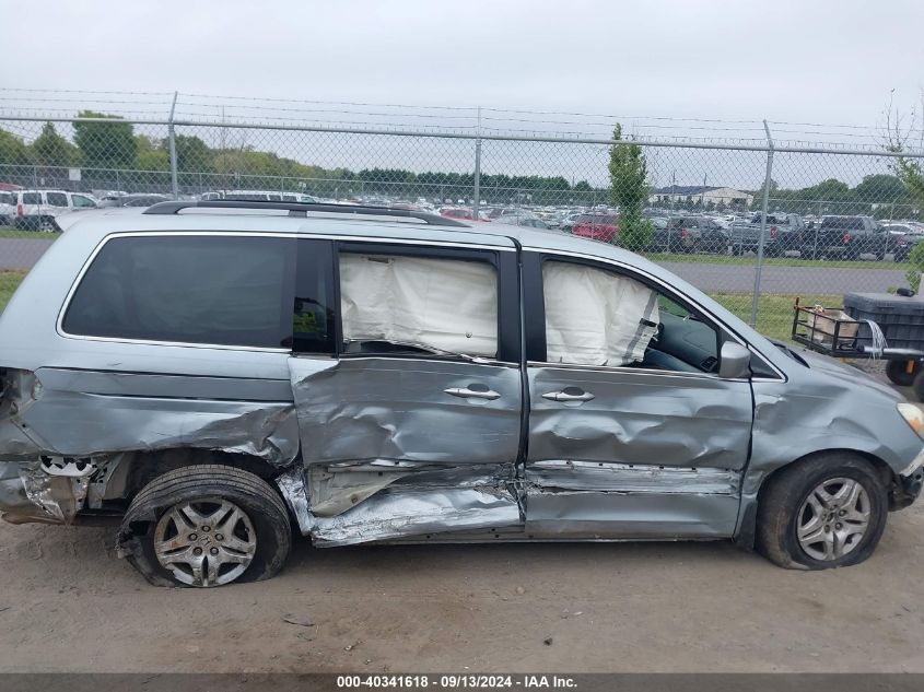 2007 Honda Odyssey Exl VIN: 5FNRL38707B127215 Lot: 40341618