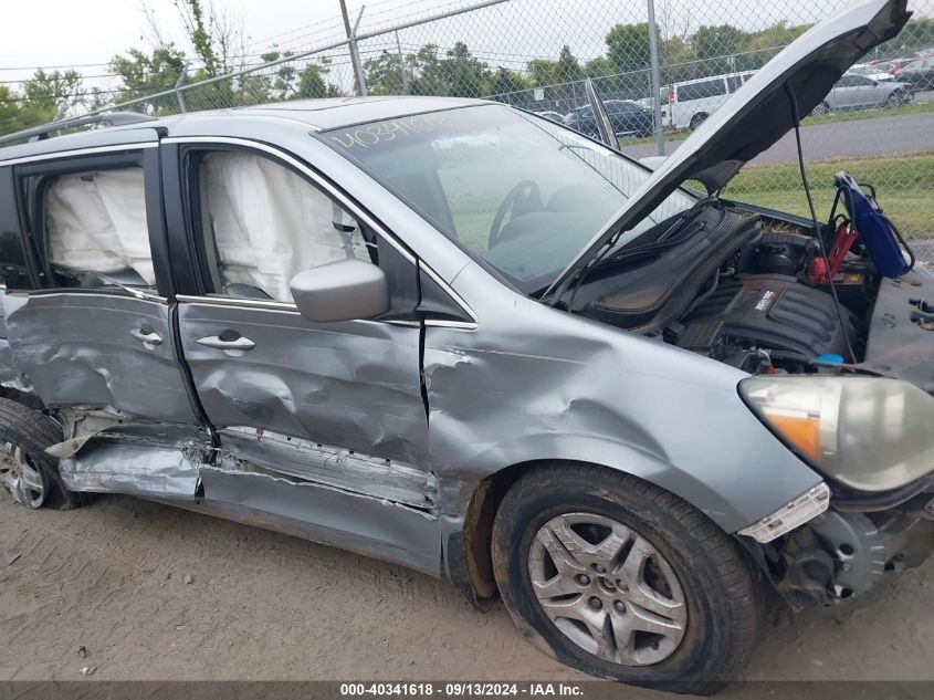 2007 Honda Odyssey Exl VIN: 5FNRL38707B127215 Lot: 40341618