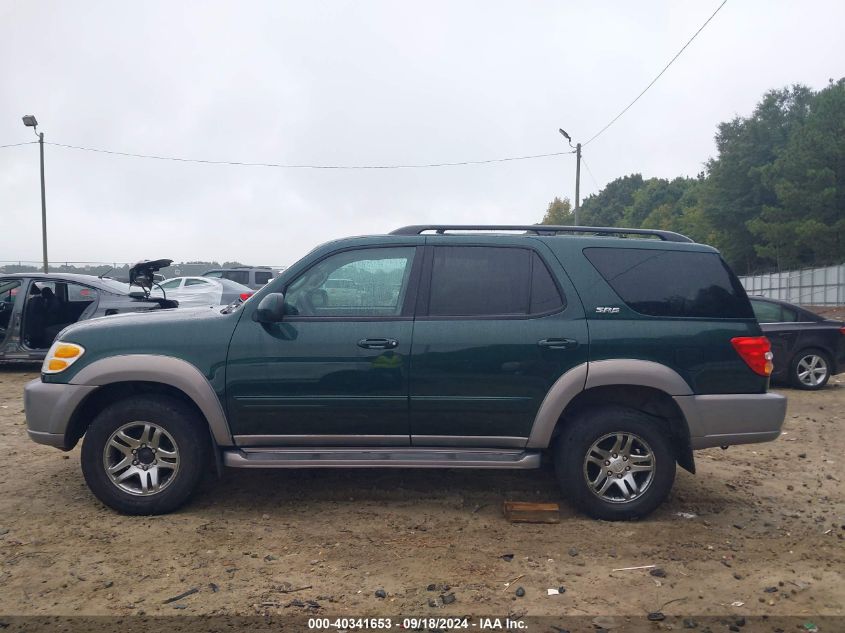 2002 Toyota Sequoia Sr5 V8 VIN: 5TDBT44A22S080119 Lot: 40341653