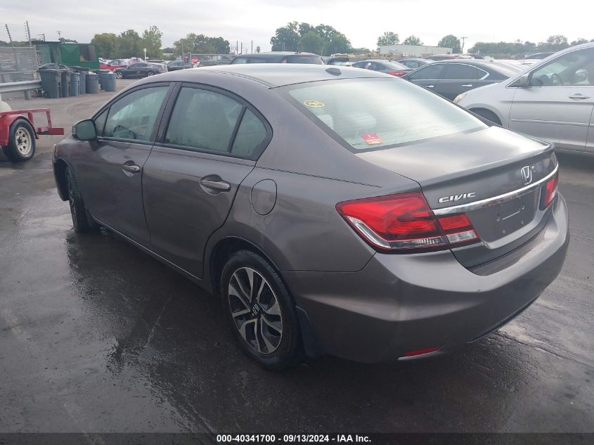 2013 Honda Civic Ex VIN: 19XFB2F89DE031516 Lot: 40341700