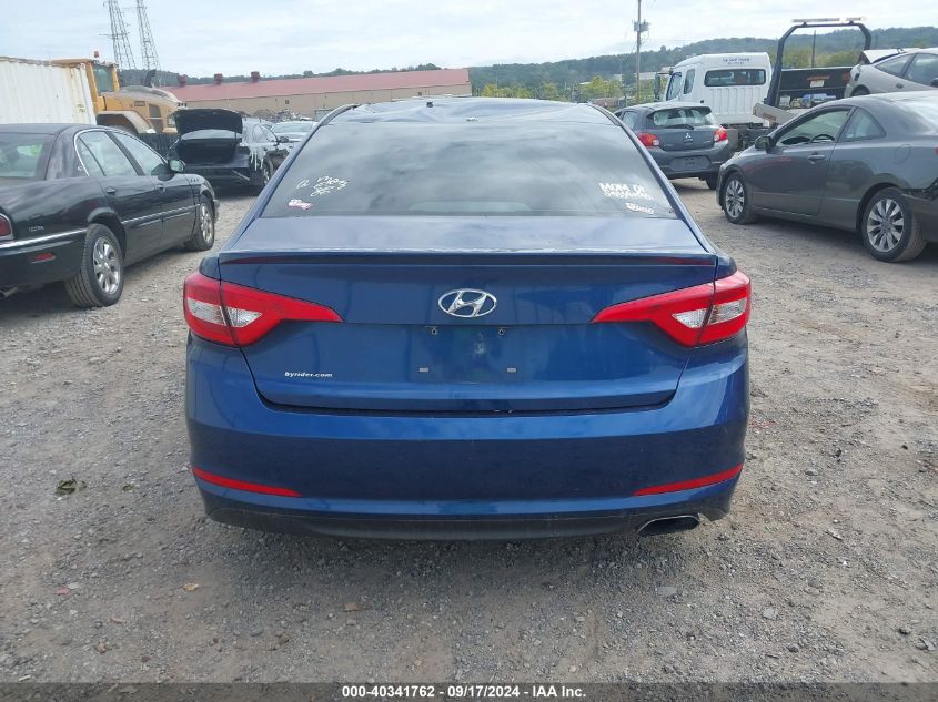 2017 Hyundai Sonata VIN: 5NPE24AF0HH563168 Lot: 40341762