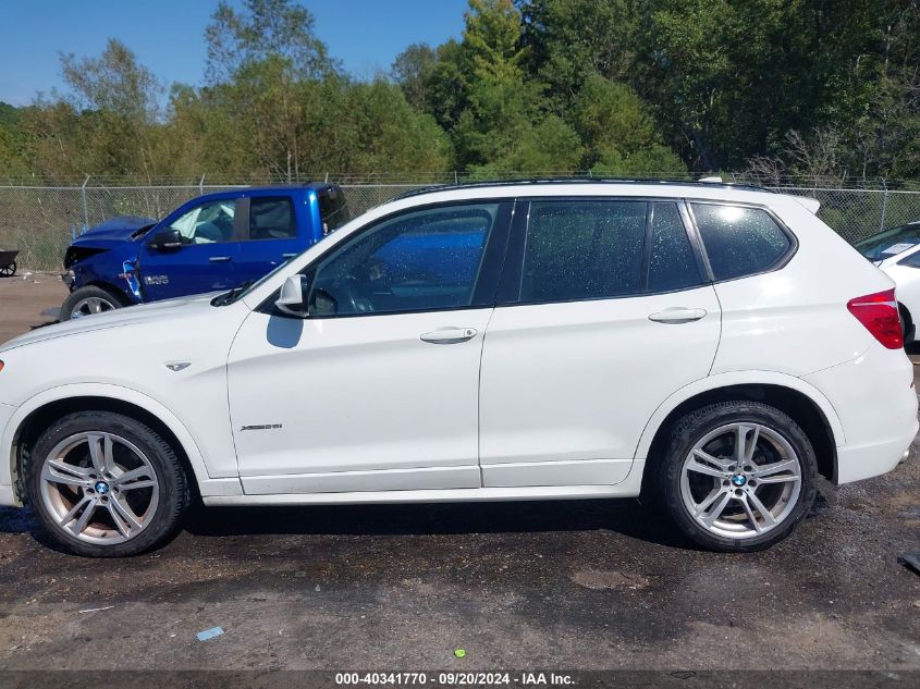 2014 BMW X3 xDrive28I VIN: 5UXWX9C51E0D28165 Lot: 40341770