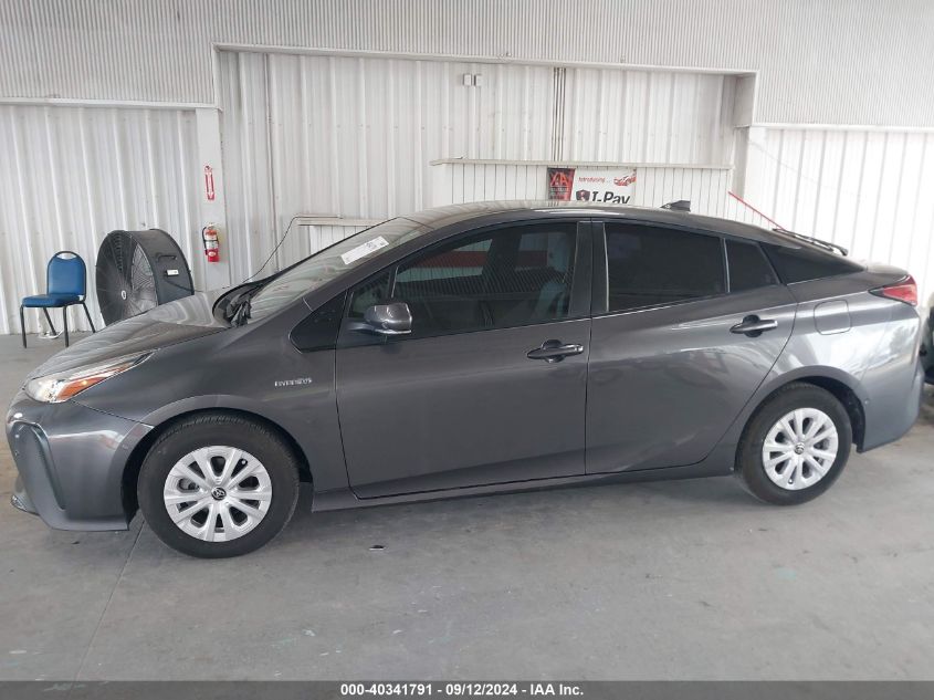 2022 Toyota Prius Le VIN: JTDKAMFU4N3170035 Lot: 40341791