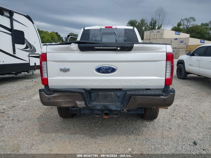 2017 Ford F-250 King Ranch VIN: 1FT7W2BT6HEC74317 Lot: 40341794