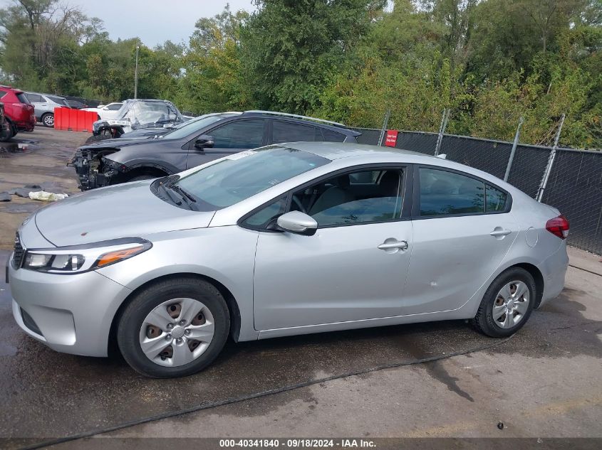 2017 Kia Forte Lx VIN: 3KPFL4A73HE058112 Lot: 40341840