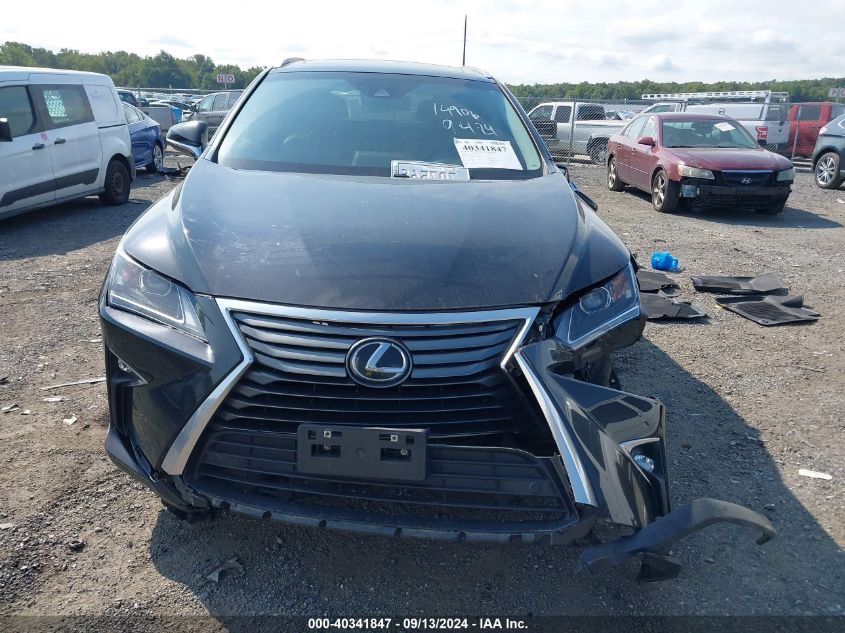 2017 Lexus Rx 350 350/Base/F Sport VIN: 2T2BZMCAXHC071116 Lot: 40341847