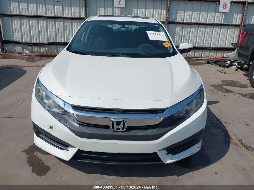 2018 Honda Civic Ex VIN: 19XFC2F74JE017068 Lot: 40341901