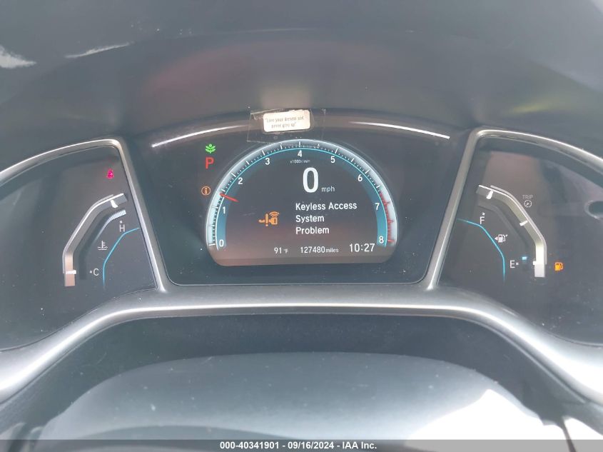 2018 Honda Civic Ex VIN: 19XFC2F74JE017068 Lot: 40341901