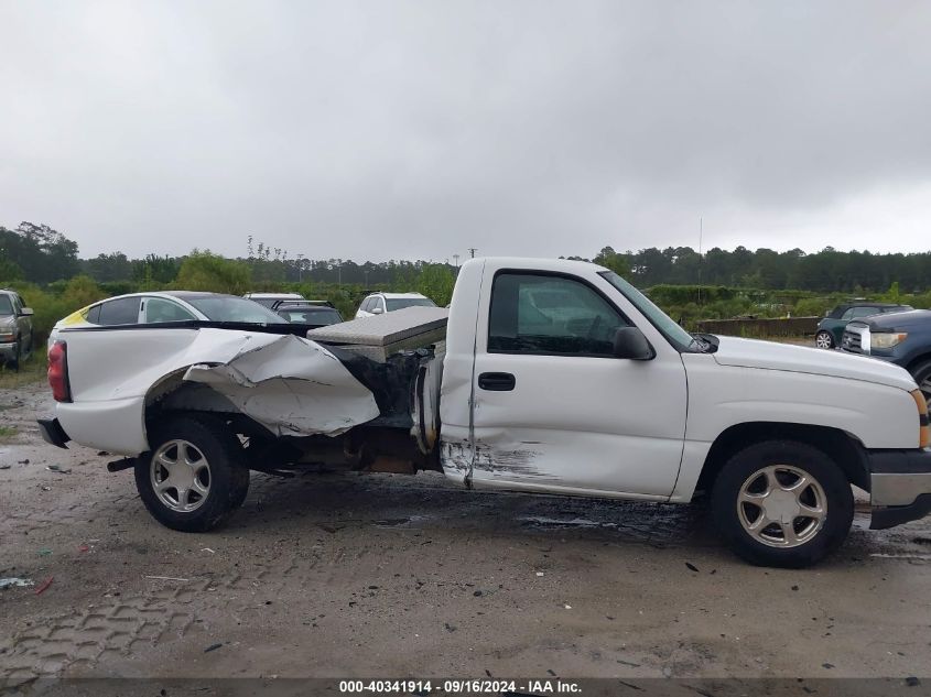 2006 Chevrolet Silverado 1500 Work Truck VIN: 3GCEC14X96G144709 Lot: 40341914