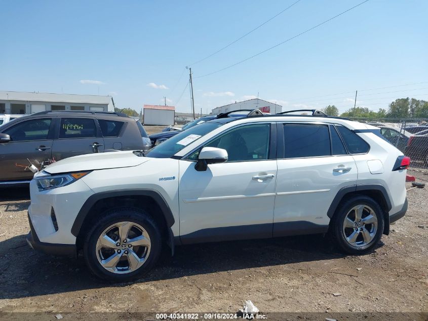 2020 Toyota Rav4 Hybrid Limited VIN: JTMDWRFV4LD537846 Lot: 40341922