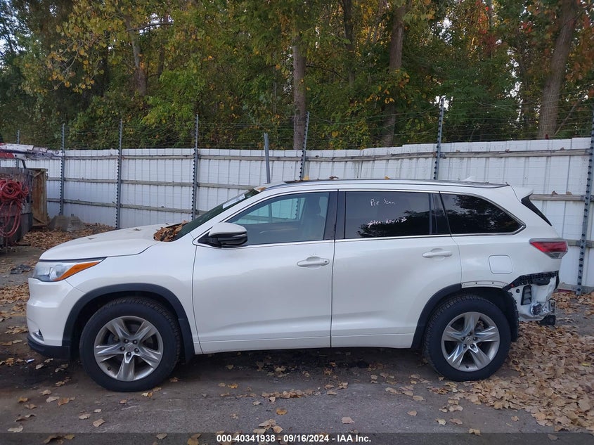2015 TOYOTA HIGHLANDER LIMITED V6 - 5TDDKRFH6FS169023