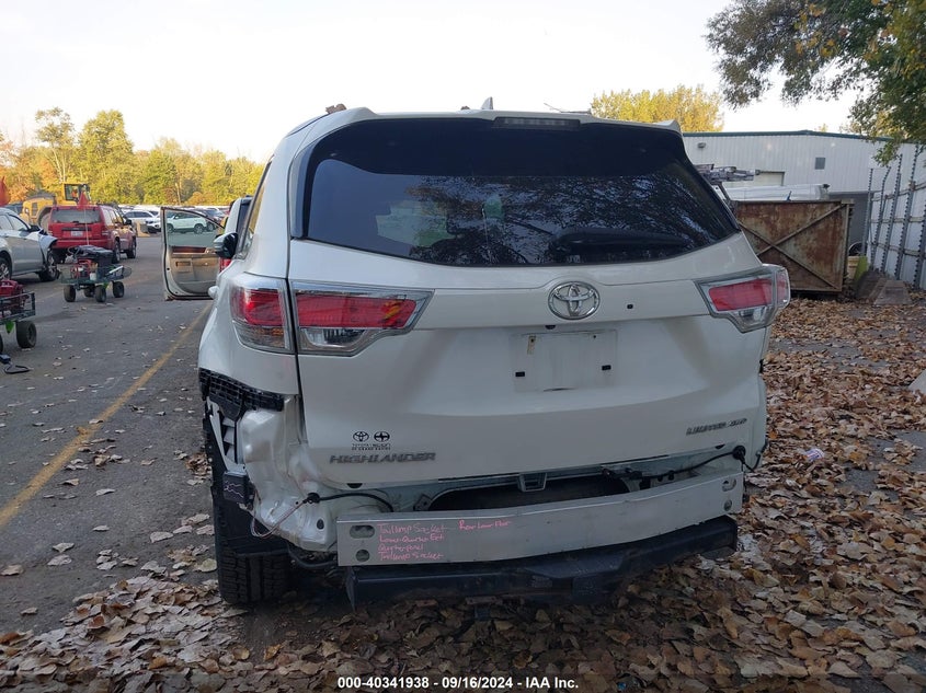 2015 TOYOTA HIGHLANDER LIMITED V6 - 5TDDKRFH6FS169023