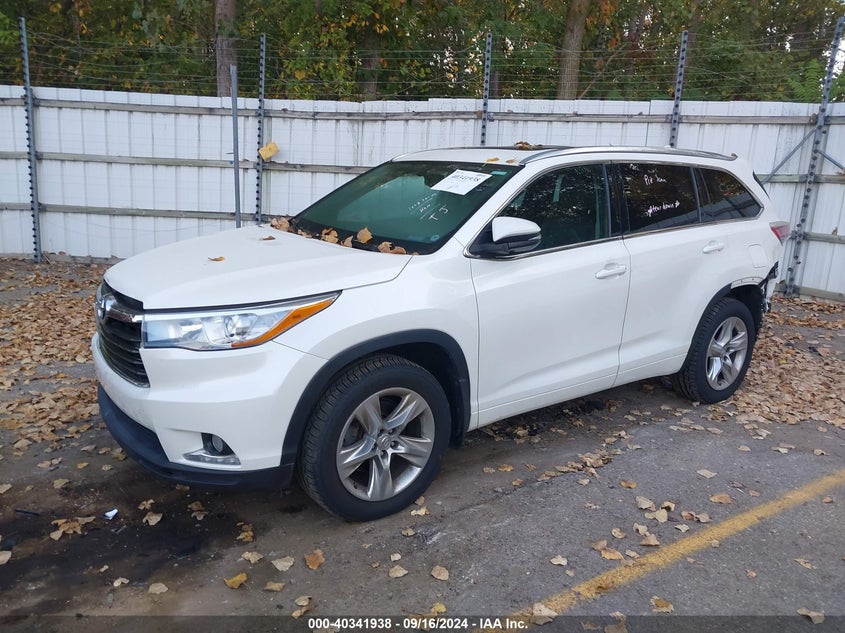 2015 TOYOTA HIGHLANDER LIMITED V6 - 5TDDKRFH6FS169023