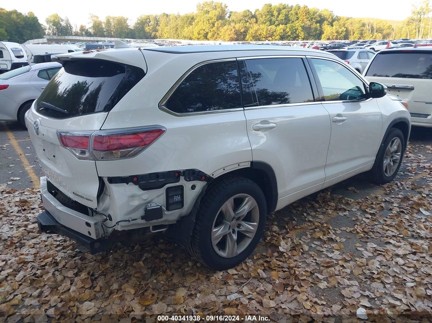 2015 TOYOTA HIGHLANDER LIMITED V6 - 5TDDKRFH6FS169023