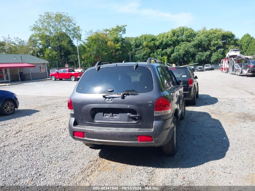 2005 Hyundai Santa Fe Gls/Lx VIN: KM8SC13D85U90436 Lot: 40341945