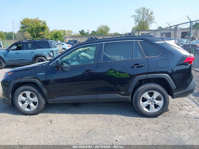 2021 Toyota Rav4 Hybrid Le VIN: JTML6RFV0MD016653 Lot: 40341983