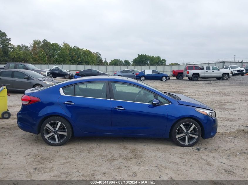 2017 Kia Forte Ex VIN: 3KPFN4A88HE091822 Lot: 40341984