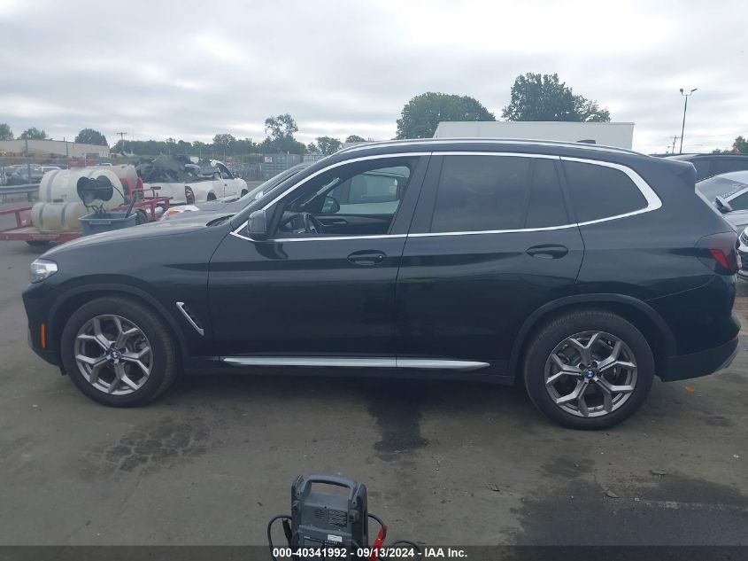 2022 BMW X3 Sdrive30I VIN: 5UX43DP04N9L75090 Lot: 40341992