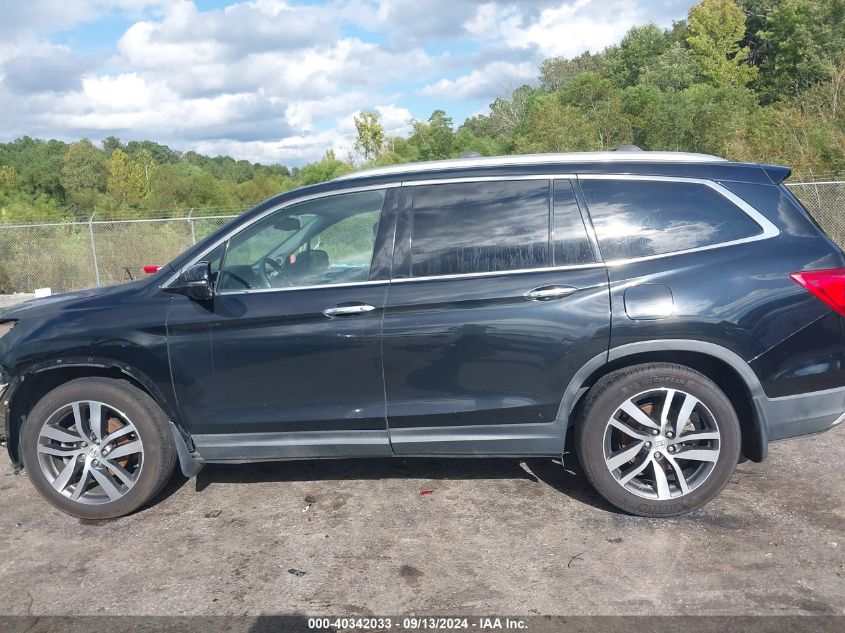 2016 Honda Pilot Touring VIN: 5FNYF5H92GB019386 Lot: 40342033