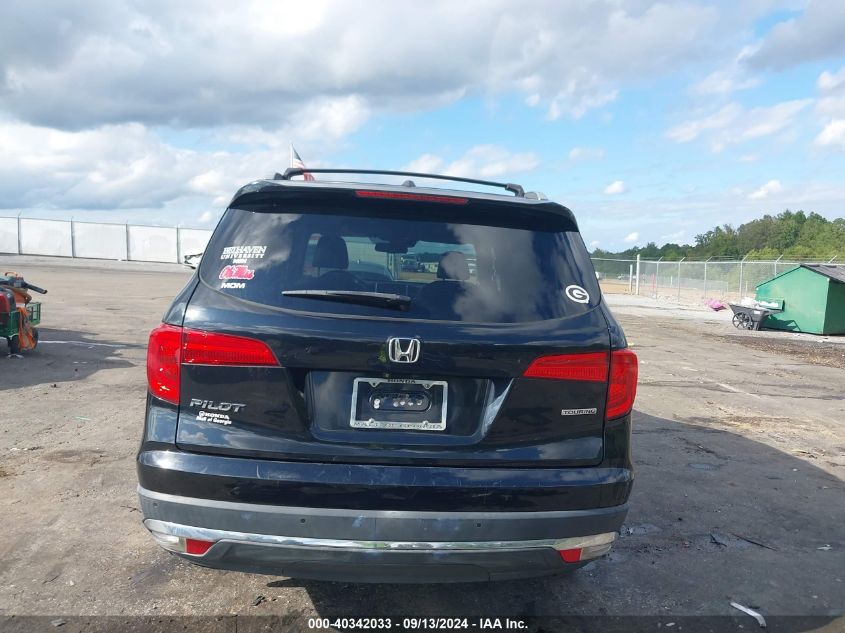 2016 Honda Pilot Touring VIN: 5FNYF5H92GB019386 Lot: 40342033