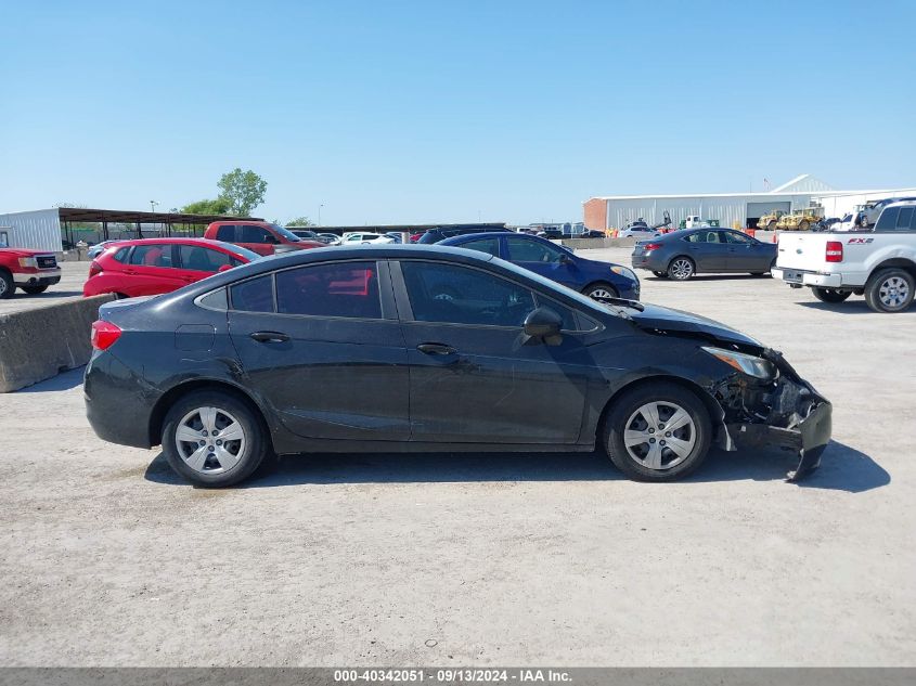 2017 Chevrolet Cruze Ls VIN: 1G1BC5SM4H7148273 Lot: 40342051