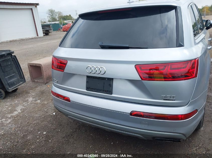 2018 Audi Q7 3.0T Premium VIN: WA1VABF75JD001331 Lot: 40342060