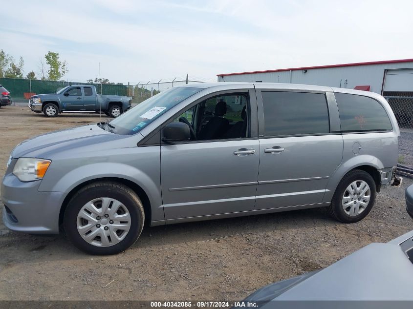 2014 Dodge Grand Caravan Se VIN: 2C4RDGBG6ER227365 Lot: 40342085