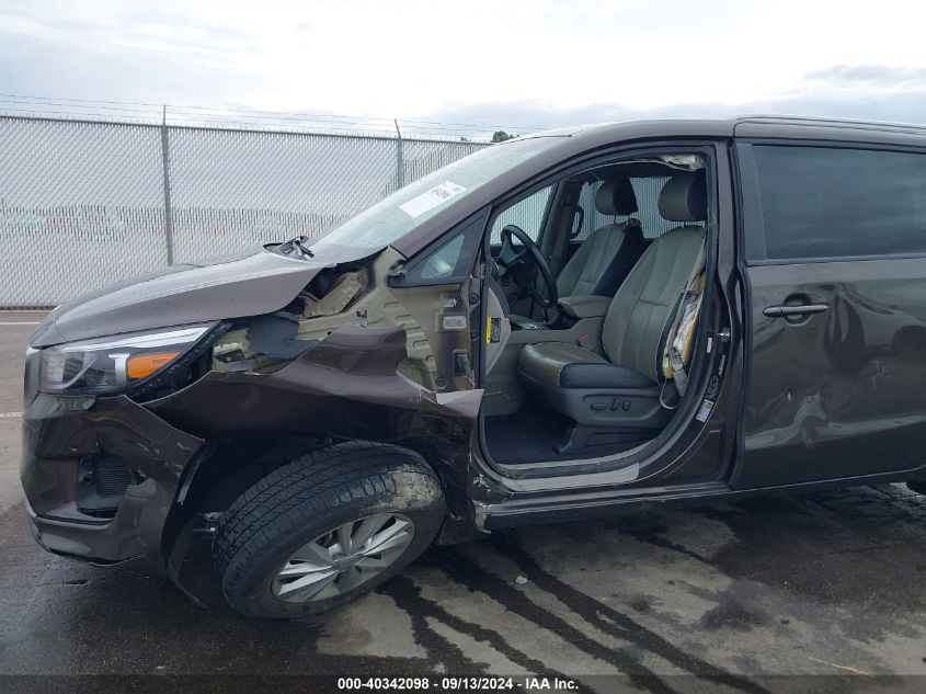 2017 Kia Sedona Lx VIN: KNDMB5C10H6329934 Lot: 40342098