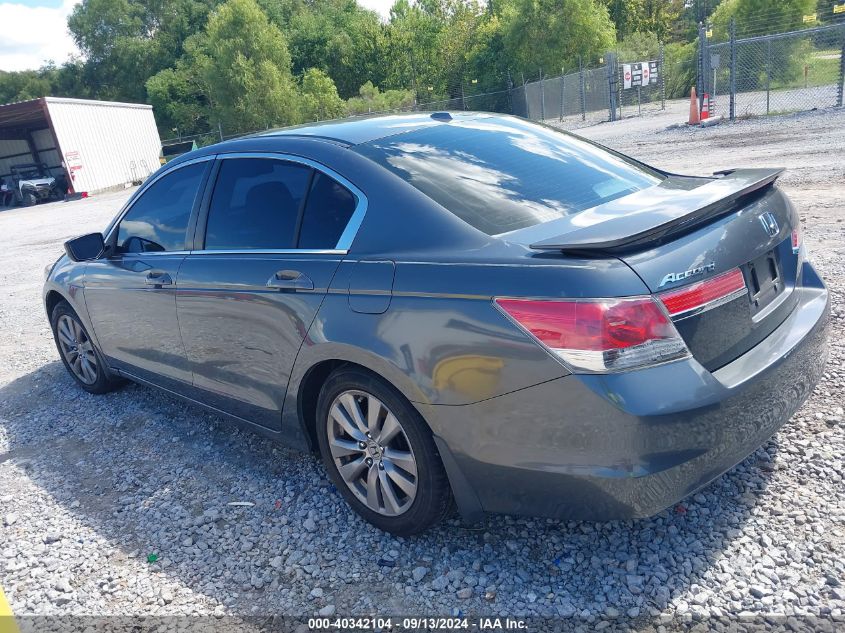 2011 Honda Accord 2.4 Ex-L VIN: 1HGCP2F83BA100092 Lot: 40342104