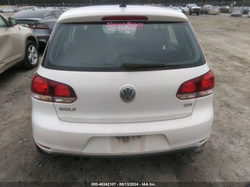 WVWDM7AJXCW209656 2012 Volkswagen Golf