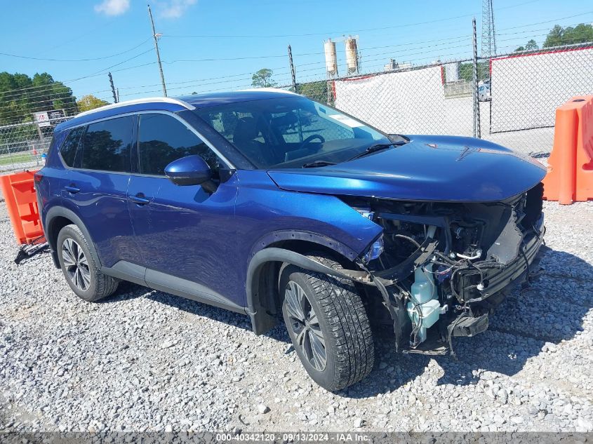 2021 Nissan Rogue Sv Fwd VIN: 5N1AT3BA5MC722163 Lot: 40342120