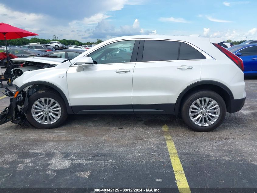 2024 Cadillac Xt4 Fwd Luxury VIN: 1GYAZAR48RF114290 Lot: 40342125